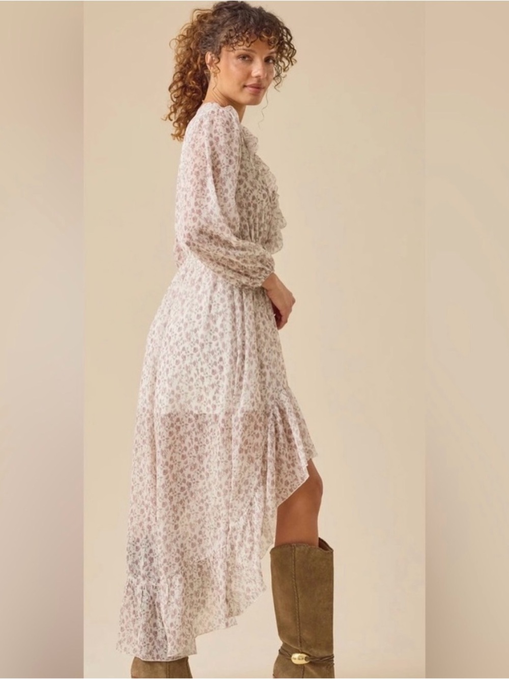 Altar’d State Helena XL High Low Maxi Dress - Picture 2 of 14